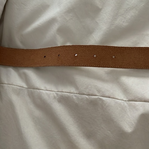 Vintage Robbie Nelson cream leather belt main image 5